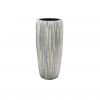 Vase Minga - Silber - 75 cm