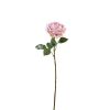 Einzelblume Rose - 3 Stück - Künstlich - Rosa - 66 cm