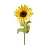 Einzelblume Sonnenblume - Lasurgelb - 100 cm