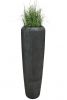 Vase Cleo - Graphitschwarz - 117 cm