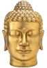 Buddha Kopf Karma - Gold - 74 cm
