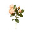 Einzelblume Rose - Lachsorange - 38 cm