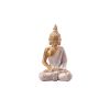 Buddha Lhamo - Cremeweiß / Gold - 23 cm