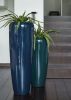 Vase Cleo - Stahlblau - 97 cm
