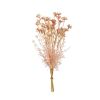 Pflanze Blüten - 3 Bünde - Künstlich - Rosa - 36 cm
