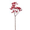 Zweig Beeren - 2 Stück - Künstlich - Rot - 65 cm