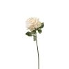 Einzelblume Rose - 3 Stück - Künstlich - Weiß - 66 cm